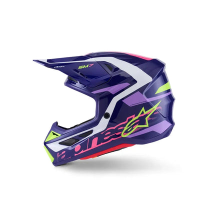 Casco Alpinestars SM7 Deed - Gloss Purple/Pink