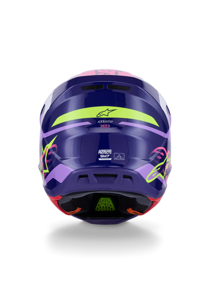 Casco Alpinestars SM7 Deed - Gloss Purple/Pink