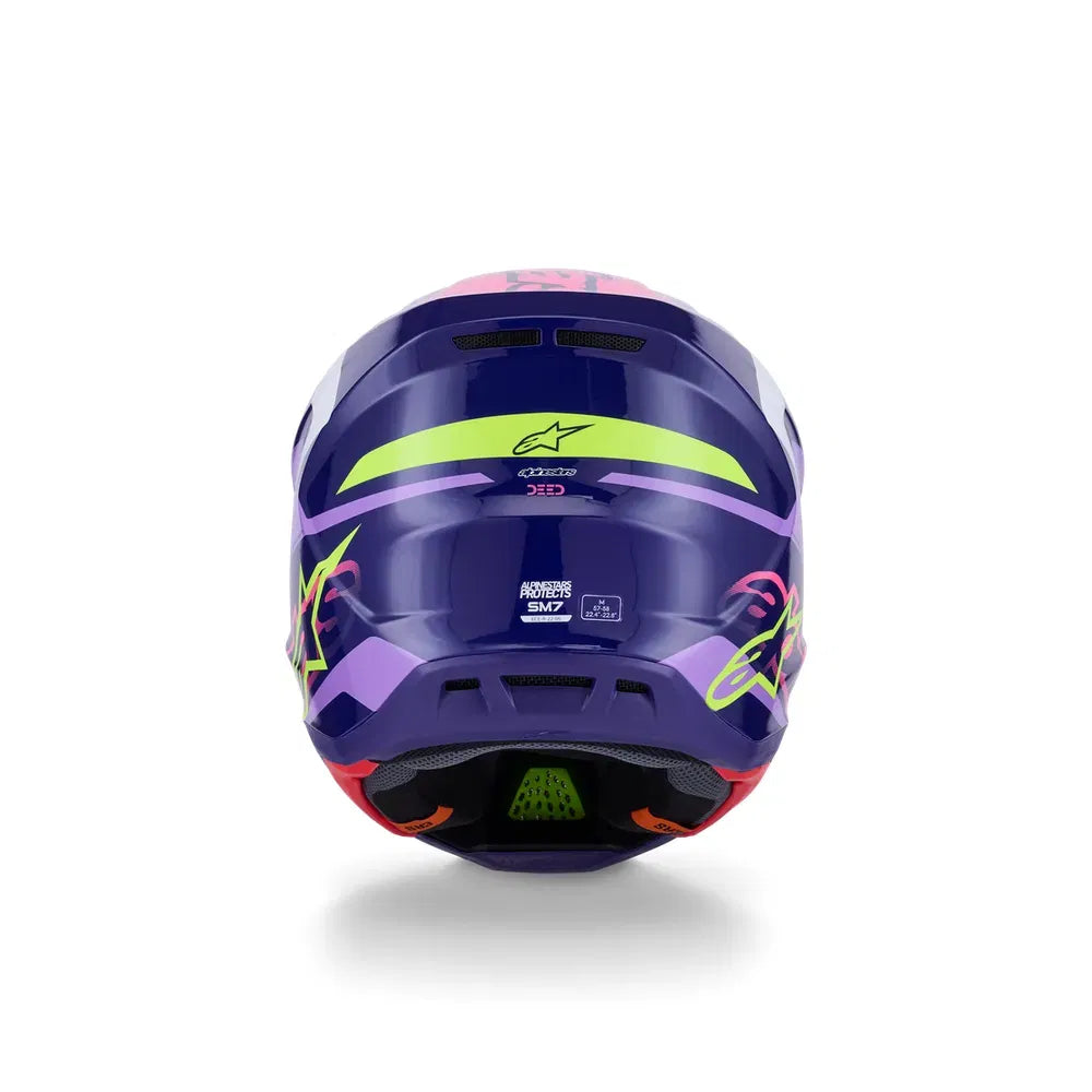 Casco Alpinestars SM7 Deed - Gloss Purple/Pink