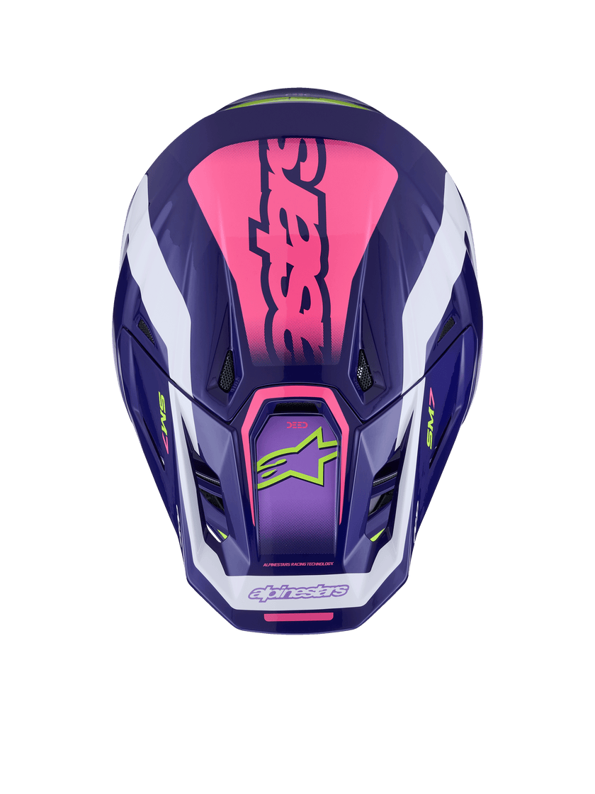 Casco Alpinestars SM7 Deed - Gloss Purple/Pink