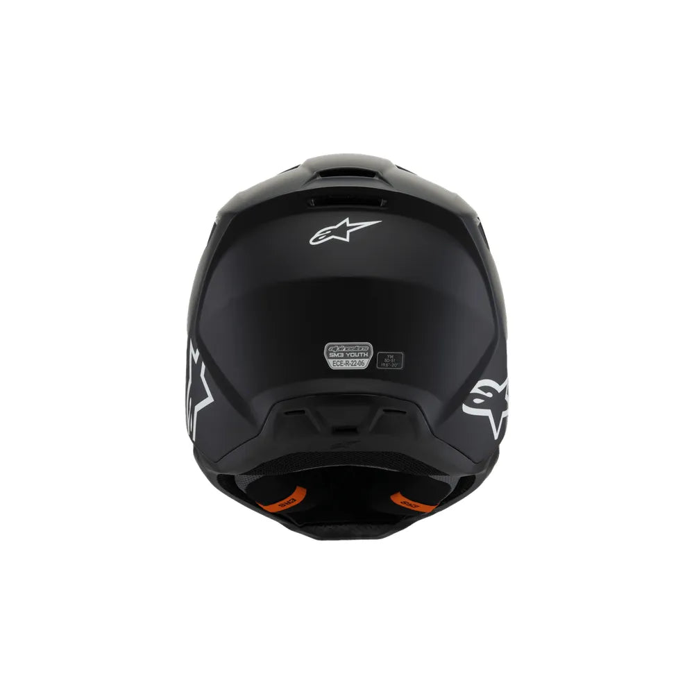 Casco para niño Alpinestars SM3 Solid - Negro Mate