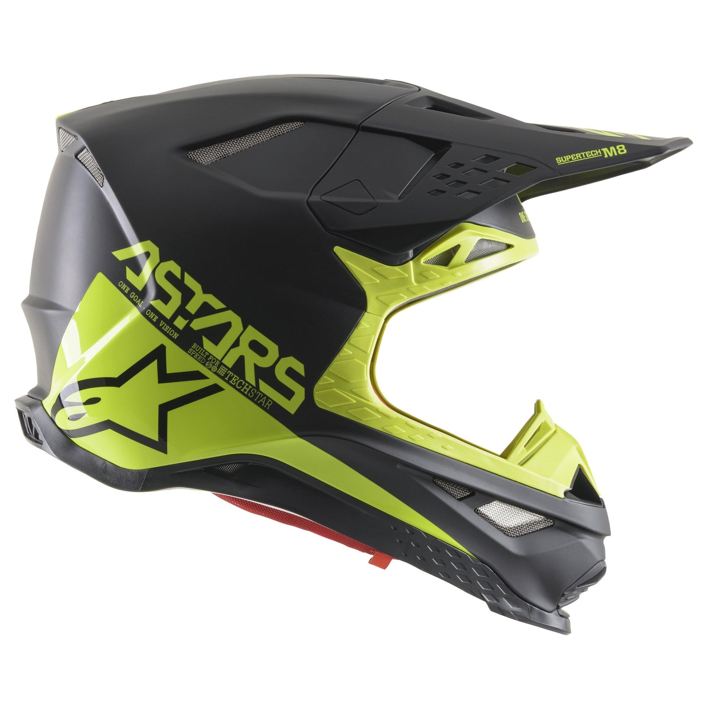 Casco Alpinestars Supertech M8 Echo MIPS® - Negro/Amarillo