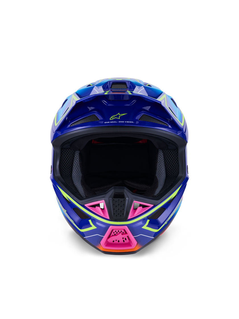 Casco Alpinestars SM7 Cast - Gloss/Blue/Pink/Yellow Fluo