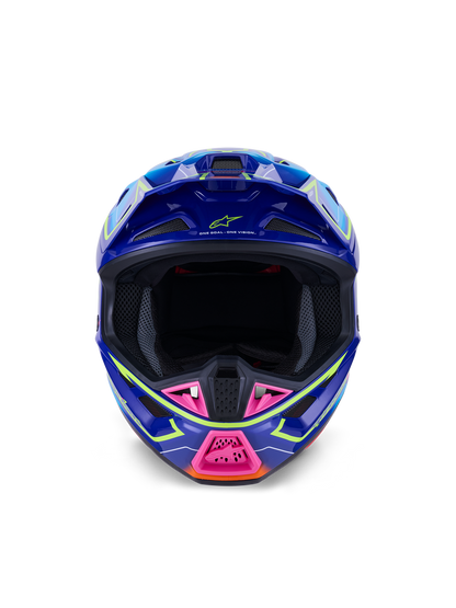 Casco Alpinestars SM7 Cast - Gloss/Blue/Pink/Yellow Fluo