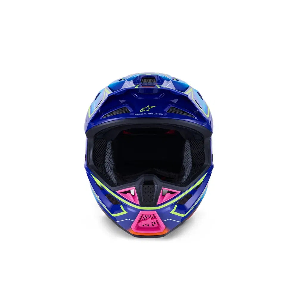 Casco Alpinestars SM7 Cast - Gloss/Blue/Pink/Yellow Fluo