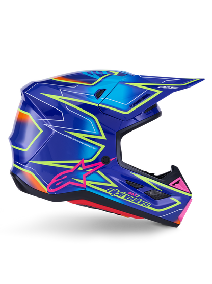 Casco Alpinestars SM7 Cast - Gloss/Blue/Pink/Yellow Fluo