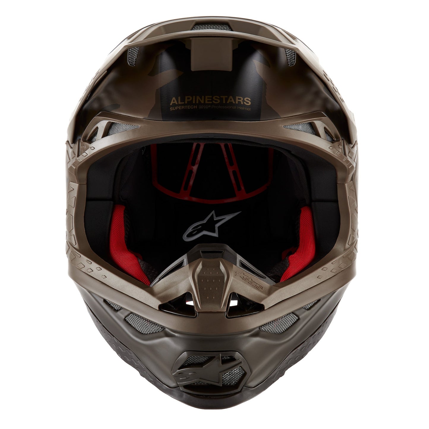 Casco Alpinestars Supertech M10 Squad MIPS® - Café/Dorado