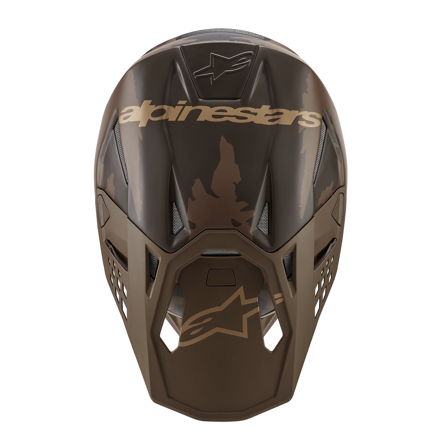 Casco Alpinestars Supertech M10 Squad MIPS® - Café/Dorado