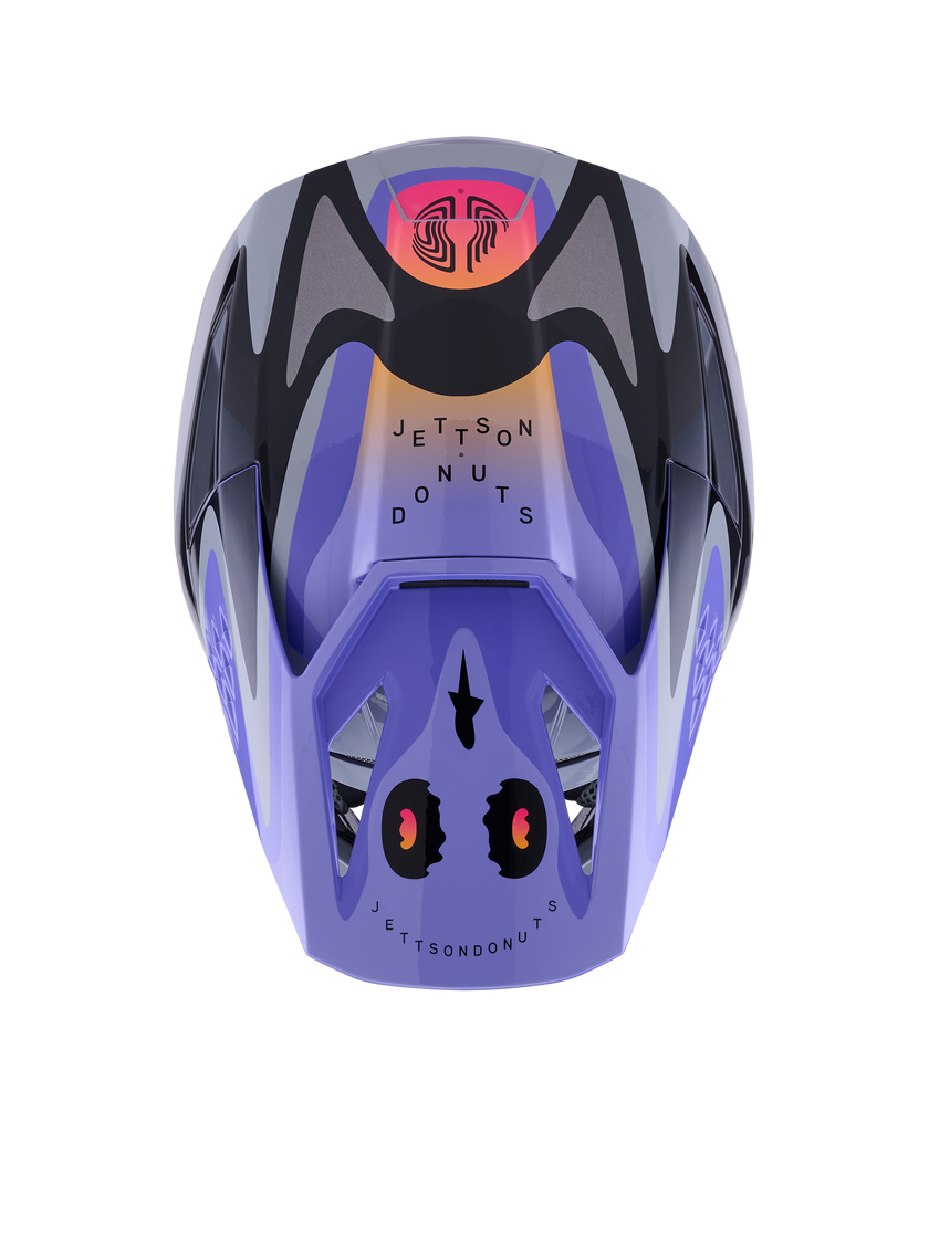 Casco Alpinestas de niño SM3 Jettson - Glosss Black/Gray/Purple