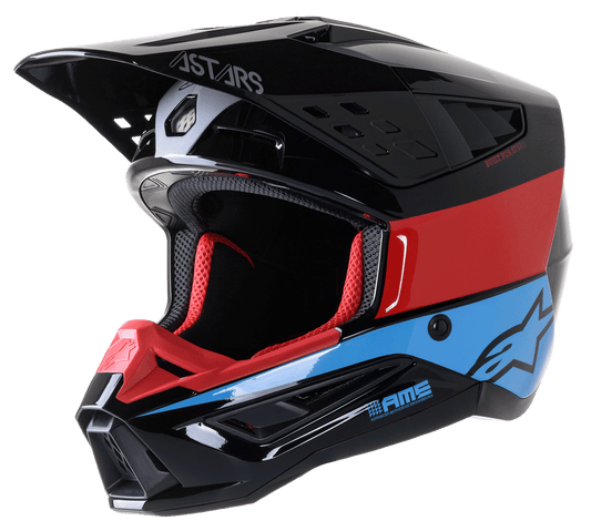 Alpinestars SM5 Bond - Negro/Rojo/Cyan