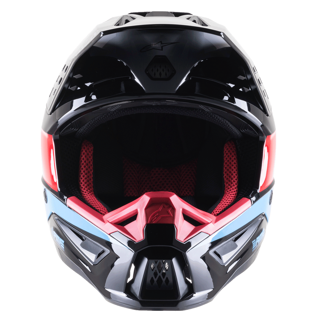 Alpinestars SM5 Bond - Negro/Rojo/Cyan