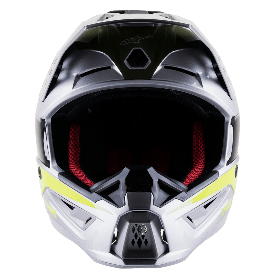 Alpinestars SM5 Bond - Plata/Amarillo/Verde