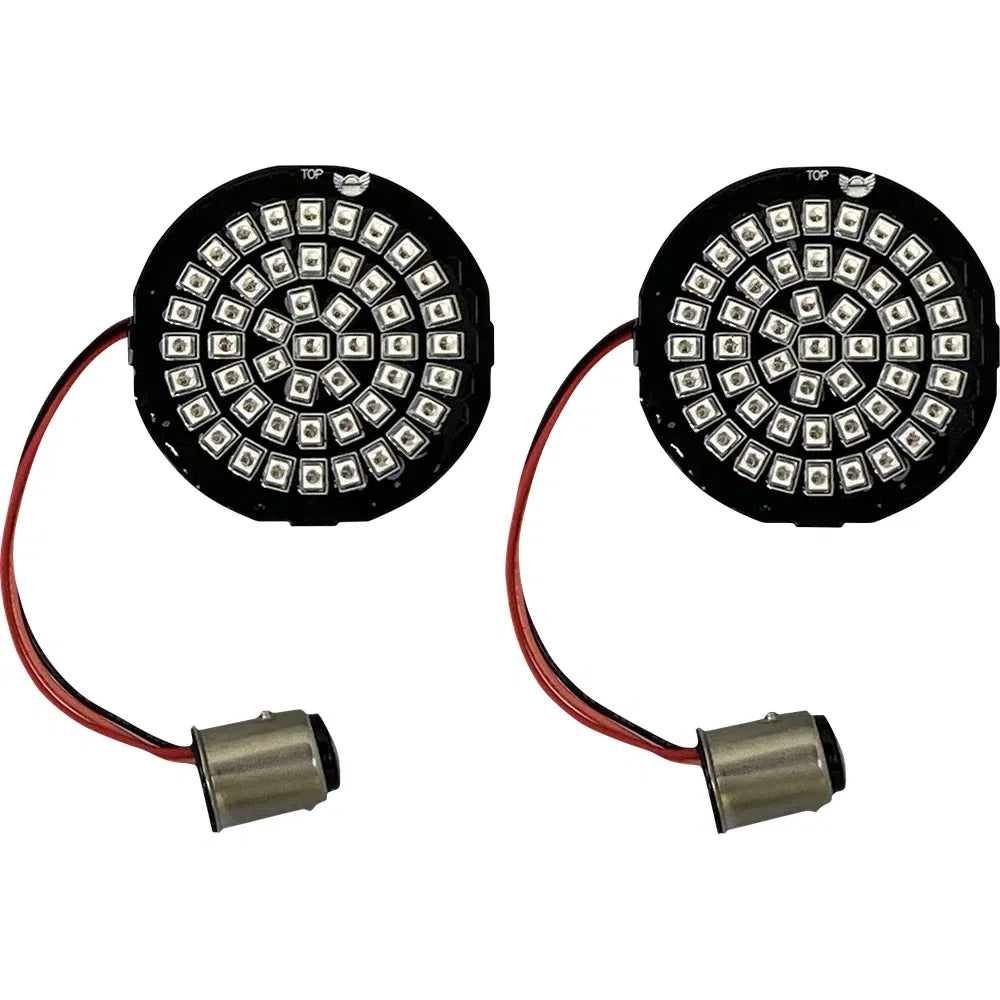 Insertos de señal de giro led de 4 anillos rojos genesis®