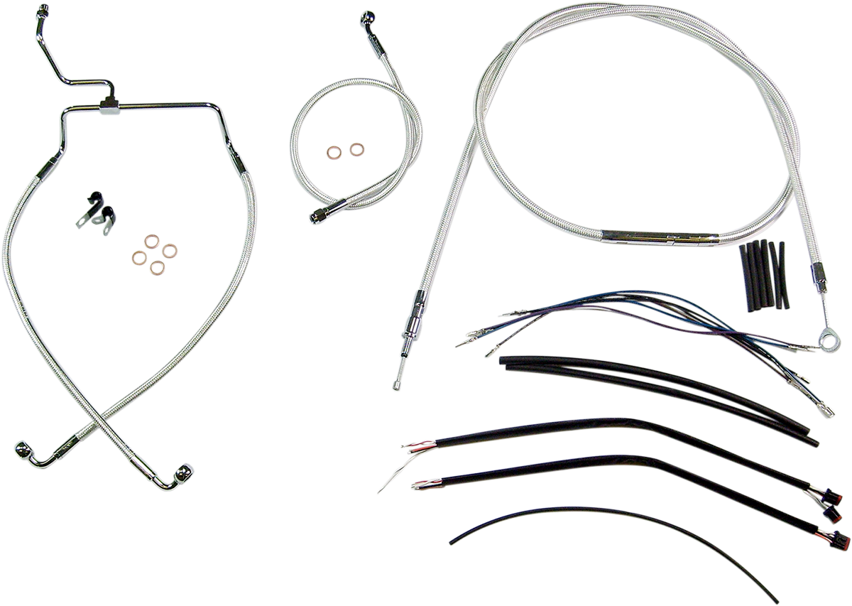Kit de instalación de manillar de diseñador Sterling Chromite II® - Kit de instalación de manillar de diseñador Sterling Chromite II® - 12"-14" - FLHR '14-'15