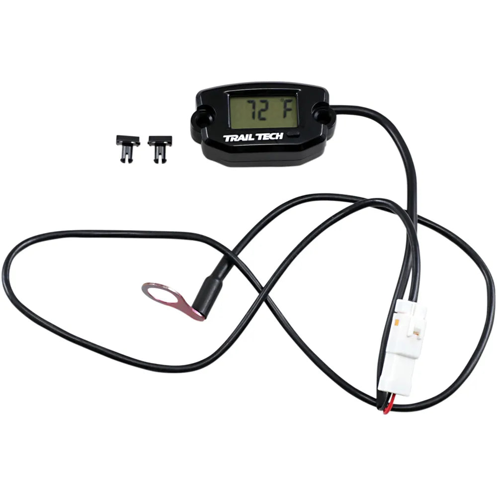 Universal Temperature Meter - Surface Mount - Black - 10 mm