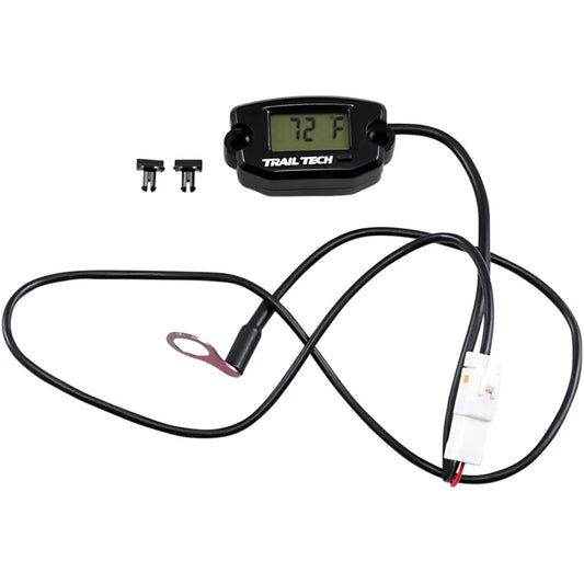 Universal Temperature Meter - Surface Mount - Black - 10 mm