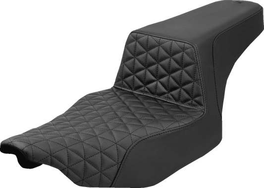 Asiento elevador con triple agarre - Asiento elevador extendido - Tri-Gripper - Negro - FLH/FLT '23-'25