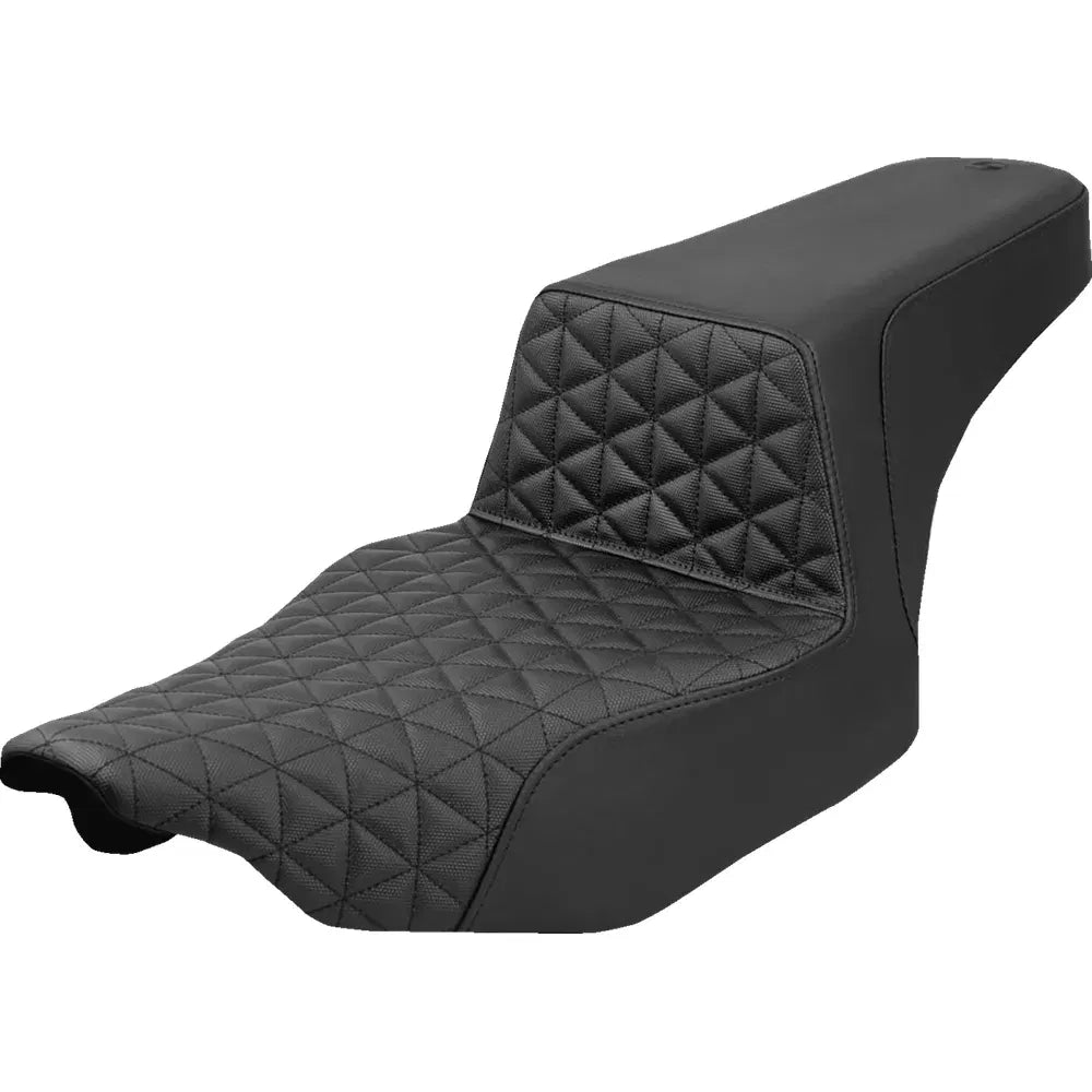 Asiento elevador con triple agarre - Asiento elevador extendido - Tri-Gripper - Negro - FLH/FLT '23-'25
