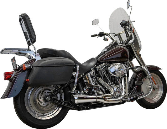 Sistema de escape Ripper 2 en 1 - Sistema de escape Ripper 2 en 1 - Corto - Cromado - Softails Twin Cam