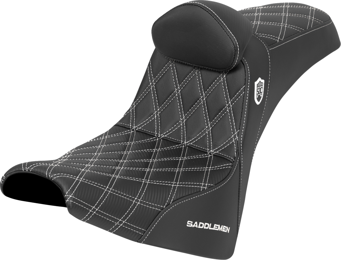 Asiento Pro Series SDC Performance Grip - Asiento Pro Series SDC Performance - con respaldo - Costura blanca - Agarre - FXBB/FXST '18 -'25