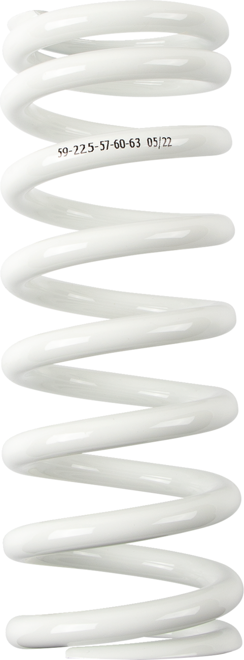 Resorte de choque - Resorte de choque - 59 mm OD - 57/60/63 n/mm - Blanco