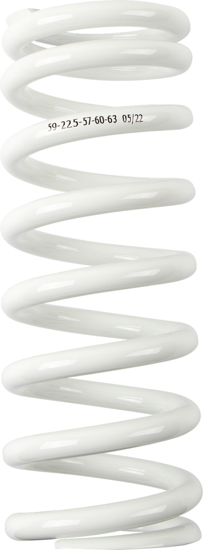 Resorte de choque - Resorte de choque - 59 mm OD - 57/60/63 n/mm - Blanco