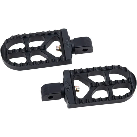 Passenger Peg - Serrated - Black - Long