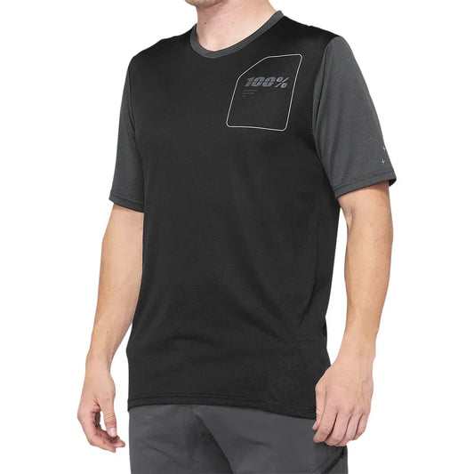 Playera 100% Ridecamp - negro/gris