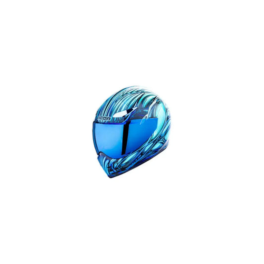Casco Icon Domain Nouveau - Azul