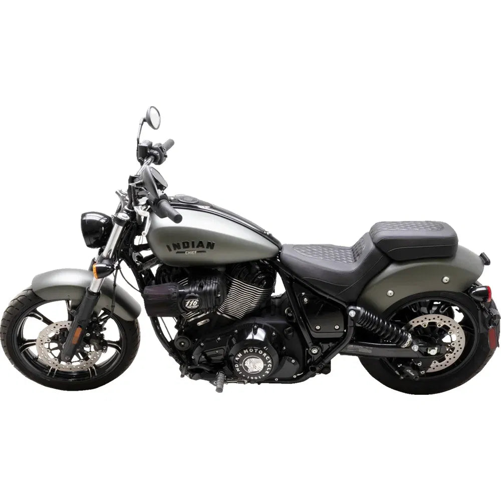 Asiento del pasajero con respaldo cuadrado