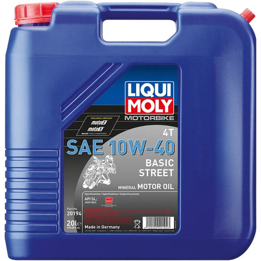 Basic Street 4T Oil - 10W-40 - 20 L