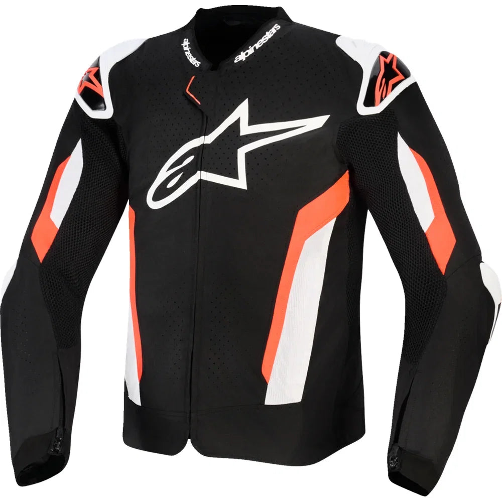 Chamarra Alpinestars T-GP Air Black/Red Fluo