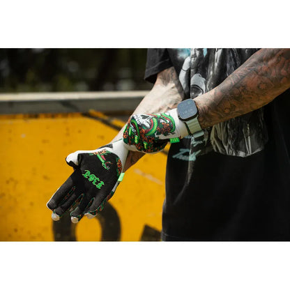 Guantes venenosos atados