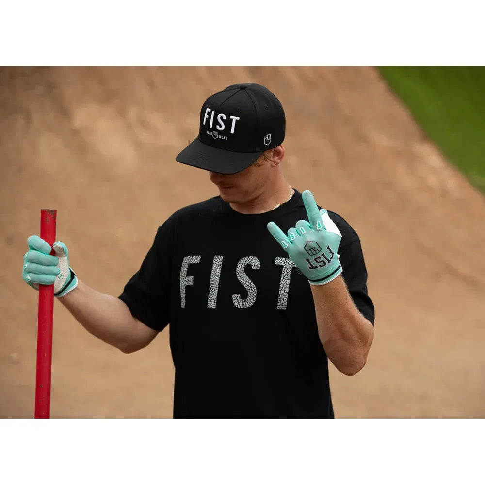 Breezer ruthless teal staple guantes para clima cálido