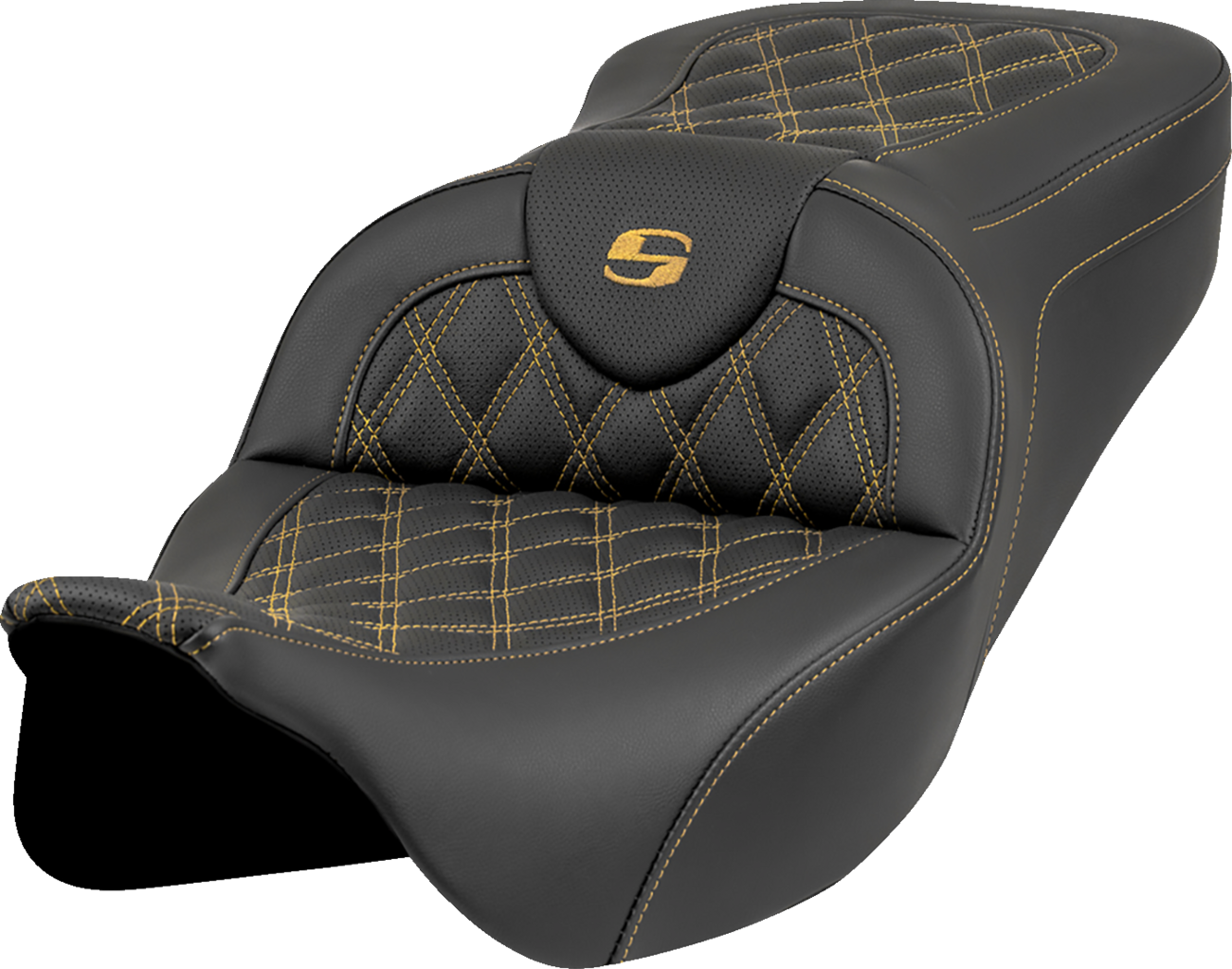Asiento Roadsofa™ - Asiento Roadsofa™ - Costura de celosía - Costura dorada - sin respaldo - FL '08-'23