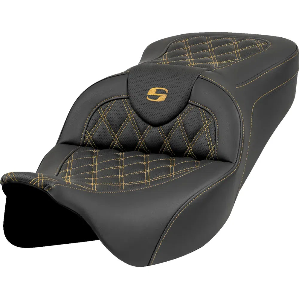 Asiento Roadsofa™ - Asiento Roadsofa™ - Costura de celosía - Costura dorada - sin respaldo - FL '08-'23