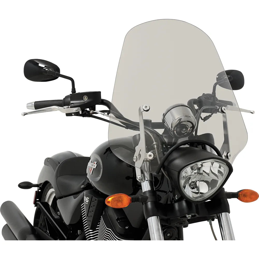 Big Shot Windshield - 9" Headlight Cut out - Solar