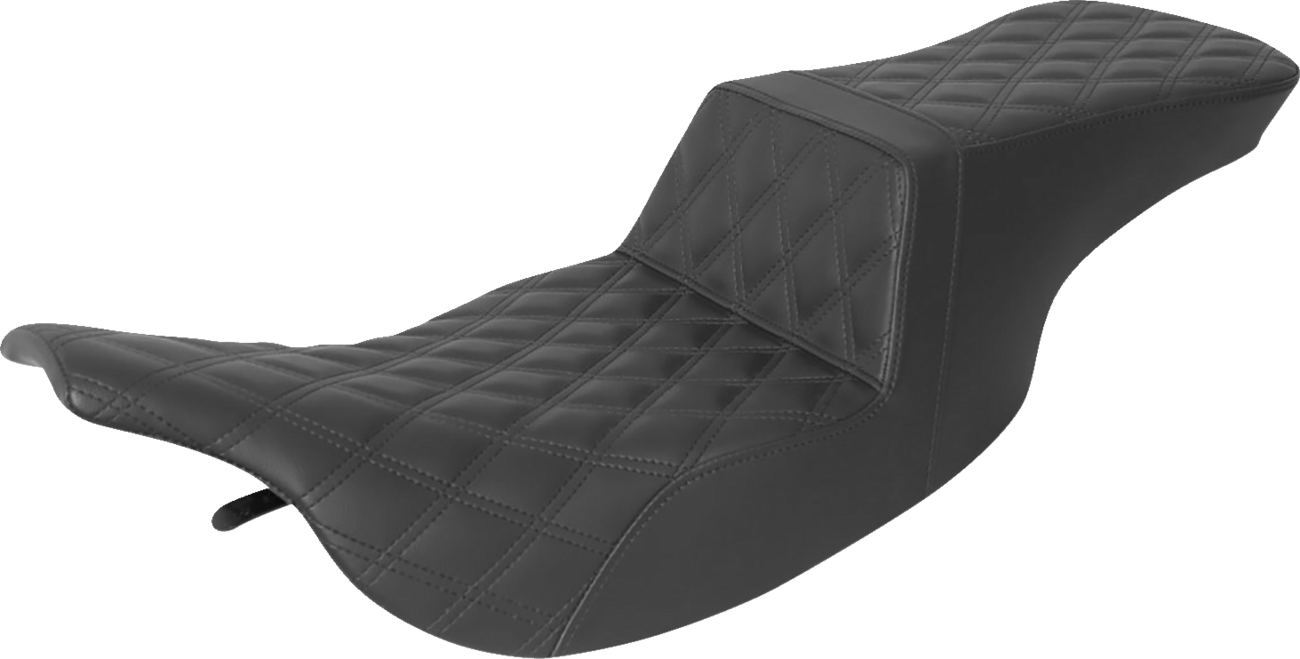 Asiento subido Tour - Asiento subido Tour - Costura de celosía completa - Negro - FL '97-'07