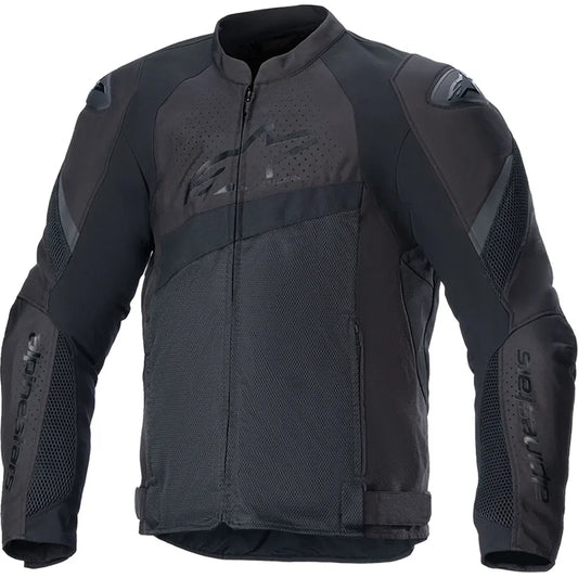 Chamarra t-gp plus r v4 airflow negro/negro