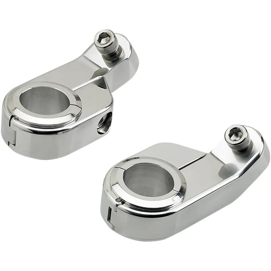 O/S Speed Clamps - Chrome - Angled