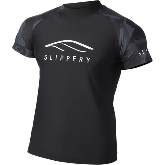 Rashguard Short Sleeve Underwear - Black/Camo - XS