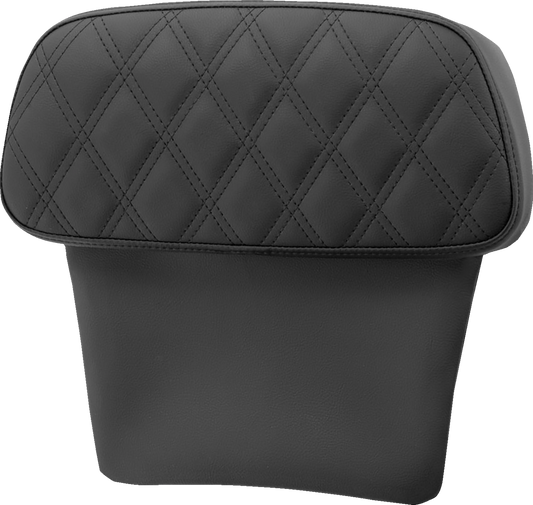 Almohadillas de respaldo Chopped Tour Pak - Almohadilla de respaldo Chopped Tour Pak - Step-Up - Negro con costura de celosía negra - FLT/FLH '14-'23