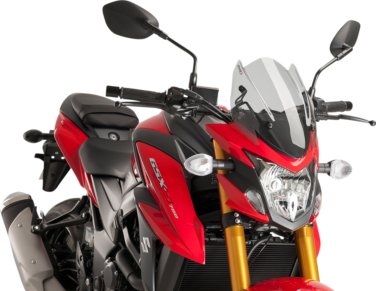 Parabrisas Naked New Generation - Parabrisas deportivo Naked - 12-1/4" - Ahumado - Suzuki