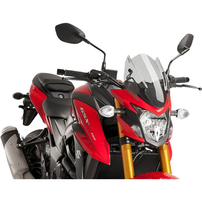 Parabrisas Naked New Generation - Parabrisas deportivo Naked - 12-1/4" - Ahumado - Suzuki