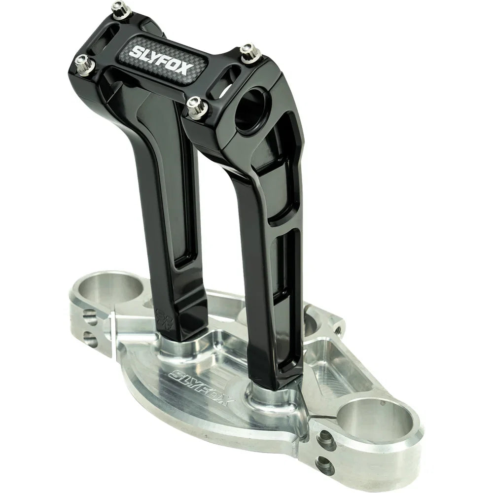 Kit SLYFOX Handlebar Riser Pullback 1-1/8" Clamping 8" Rise