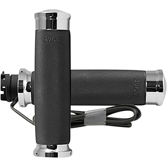 Grips - Heated - Custom Contour - Indian - Chrome