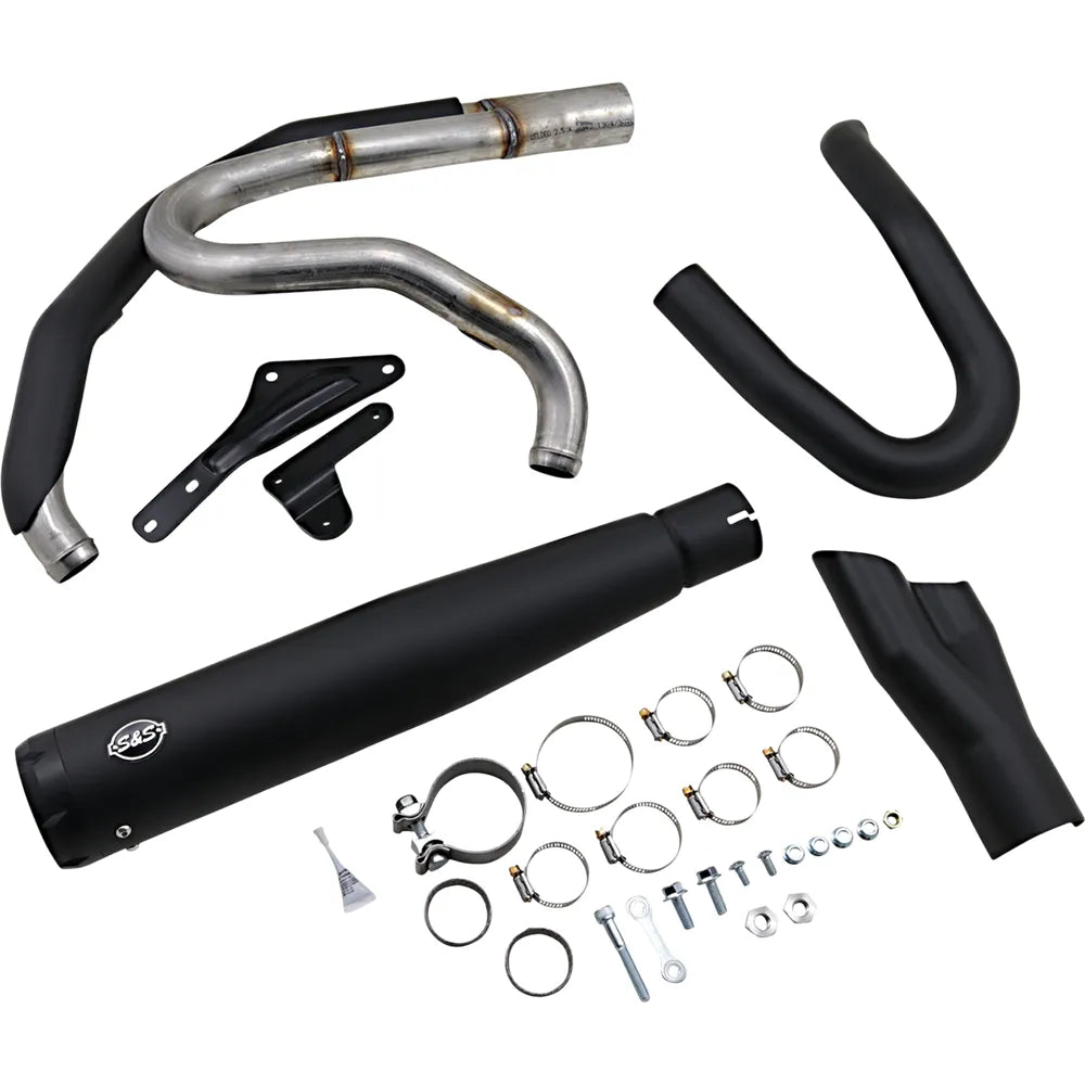 2:1 Exhaust for M8 Softail - Black