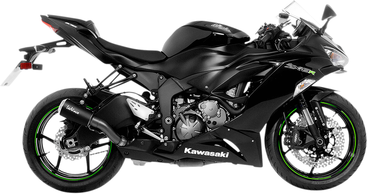 Silenciador Slip-On LV-10 Black Edition - Silenciador ZX-6R Black LV-10