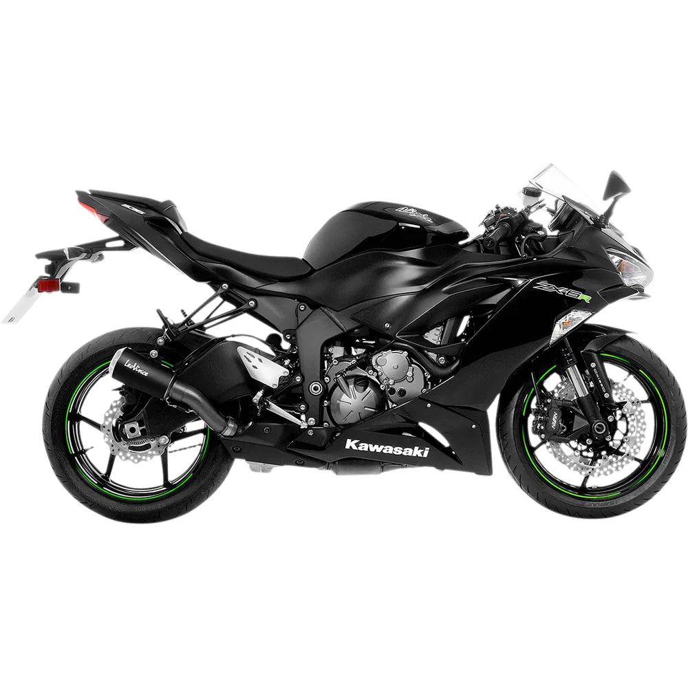 Silenciador Slip-On LV-10 Black Edition - Silenciador ZX-6R Black LV-10