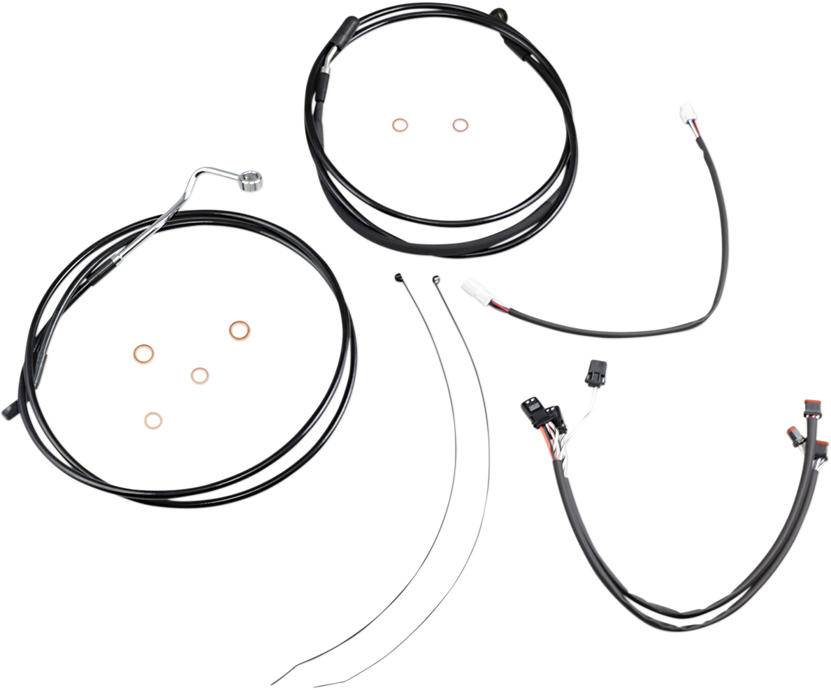 Kit de instalación de manillar XR - Kit de instalación de manillar XR - Colgadores Ape de 12"-14" - FLTR '17-'20 - Negro